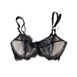Victoria's Secret Dream Angels Push Up Without Padding Bra Black Size 34C NWT